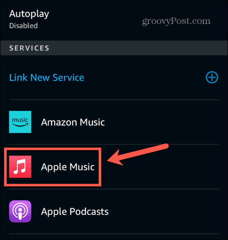 alexa serviços apple music