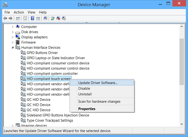 Como corrigir uma tela sensível ao toque do Windows 8.1 que não responde