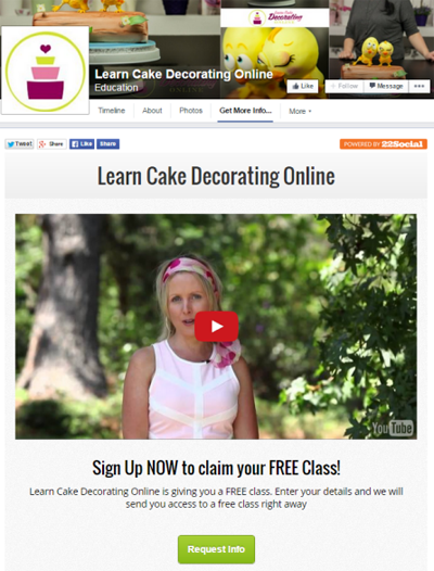 aprenda a decorar bolos app online no facebook