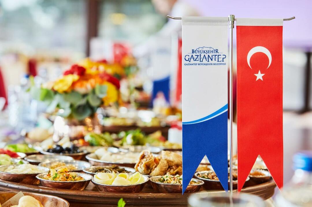 O GastroANTEP Culture Road Festival foi realizado em Istambul!
