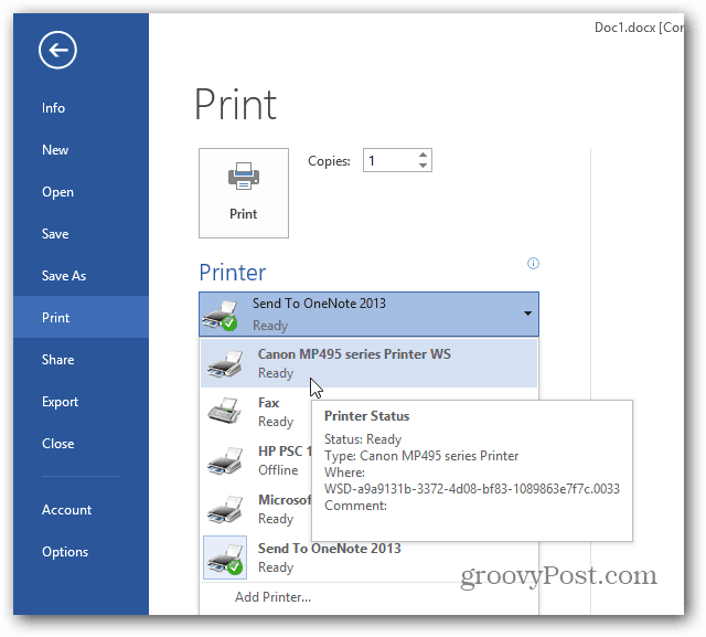 Como imprimir a partir dos aplicativos Metro Style do Windows 8