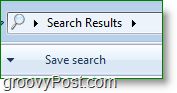 Captura de tela do Windows 7 - Pesquisa do Windows