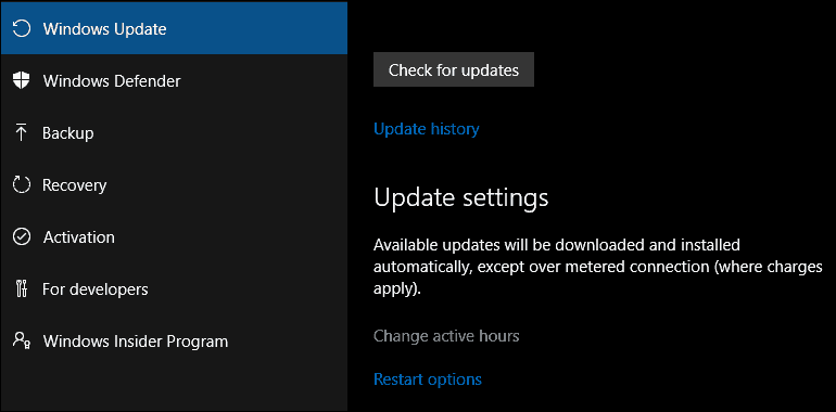 Como atrasar, adiar ou bloquear a atualização de criadores de queda do Windows 10