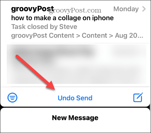 Cancelar envio de e-mail no iPhone ou iPad