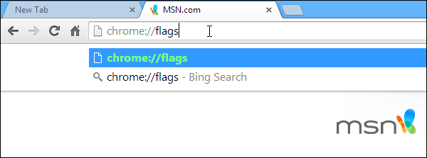 Bandeiras do Chrome