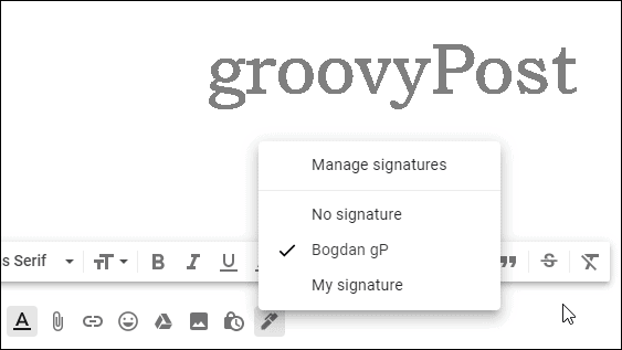 Selecione Configurações de várias assinaturas do Gmail