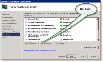 Lançado o Microsoft IT Environment Health Scanner