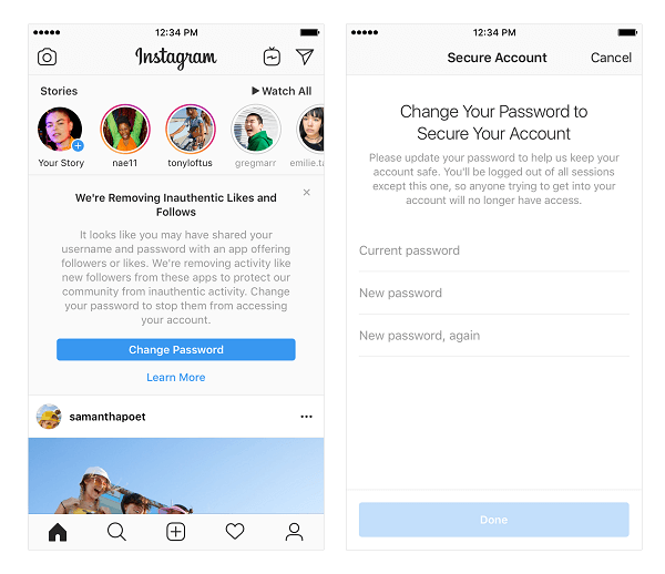 O Instagram anunciou que começará a remover curtidas, seguidores e comentários inautênticos de contas que usam aplicativos e bots de terceiros para aumentar sua popularidade.