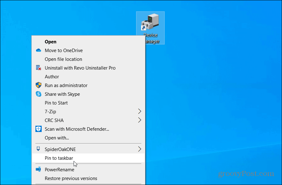 fixe para iniciar ou barra de tarefas do Windows 10