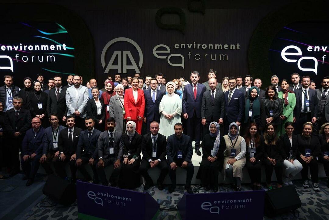 Emine Erdoğan participou do Fórum Internacional do Meio Ambiente