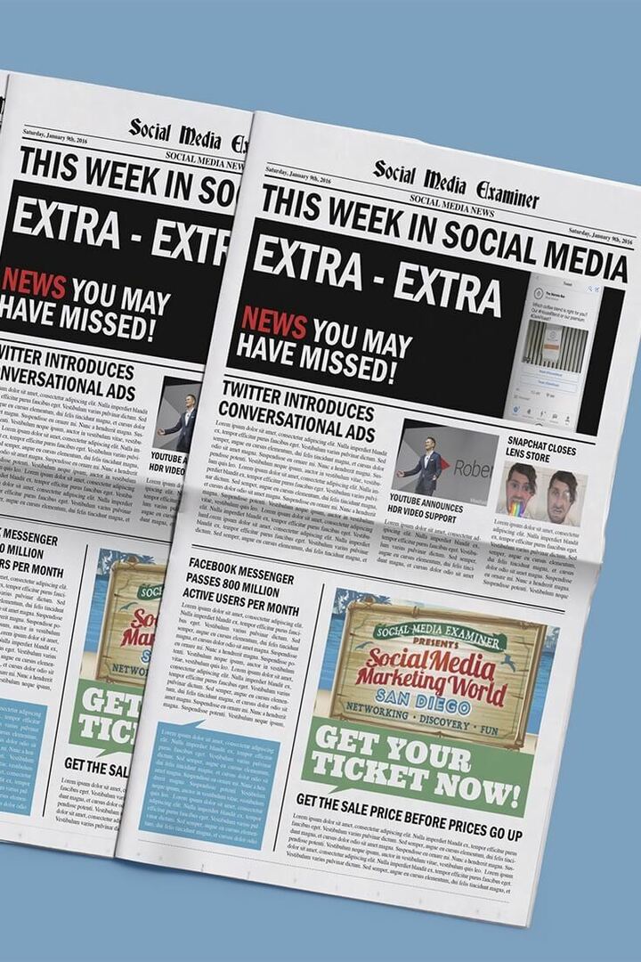 Twitter lança anúncios de conversação: esta semana nas mídias sociais: examinador de mídias sociais