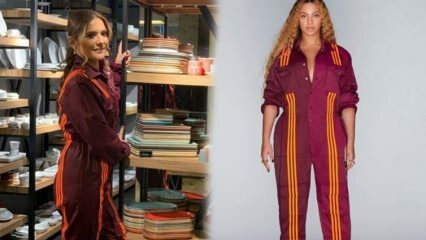 Nova tendência da moda: coleção Adidas Beyonce Ivy Park! Demet Akalın também se sentou naquele fluxo ...