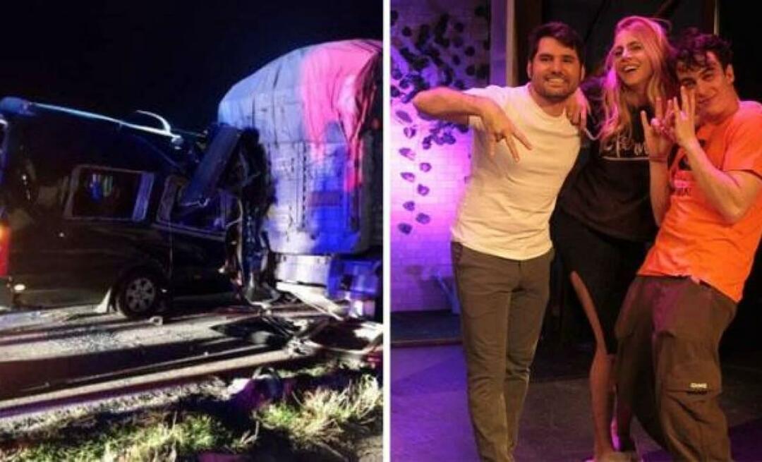 O microônibus que transportava os atores de teatro caiu! Há mortos e feridos no desastroso acidente em Amasya