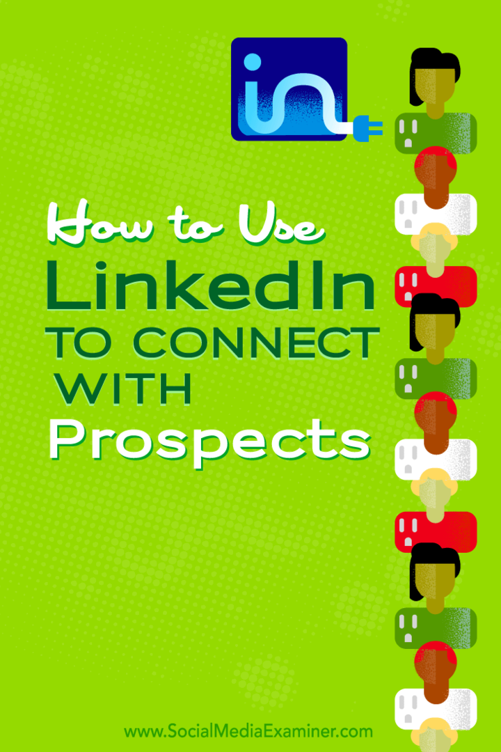 use o LinkedIn para se conectar com clientes em potencial