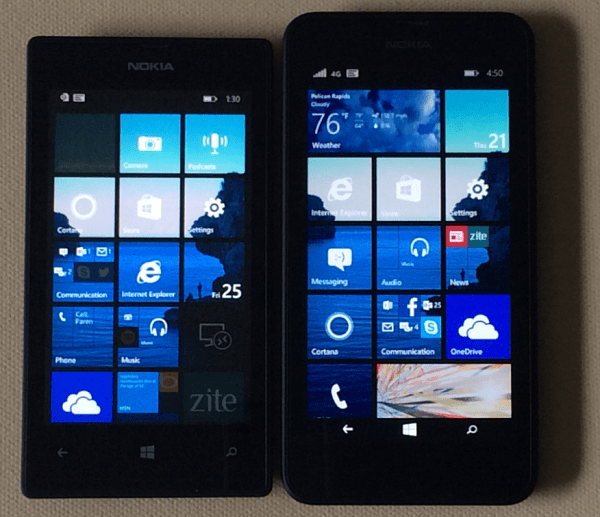 Nokia Lumia 520 e 635