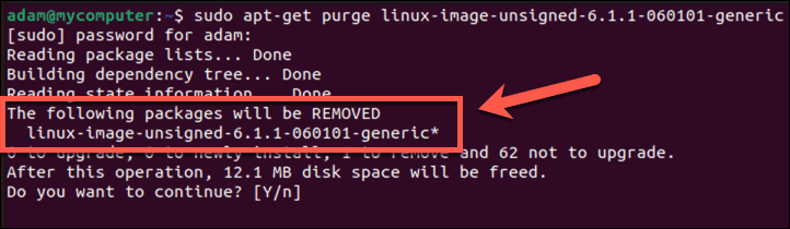 ubuntu removeu o kernel