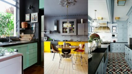 Sugestões de decoração de cozinha colorida