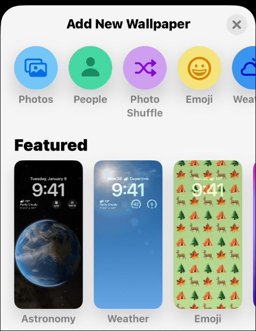 Adicionar widgets à tela de bloqueio do iPhone
