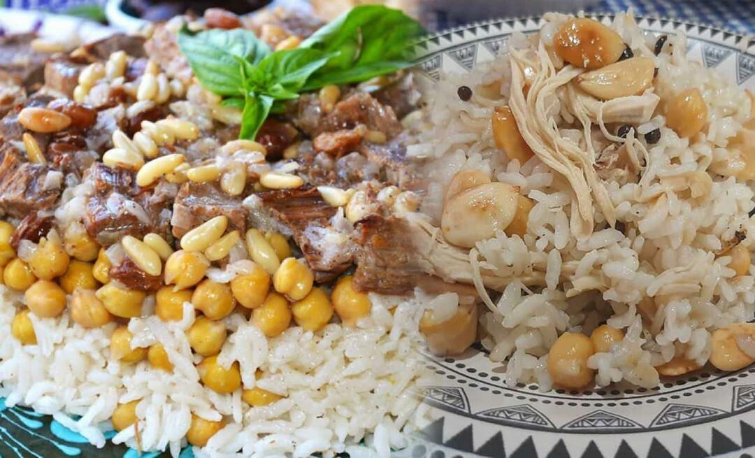 Como fazer Divrigi pilaf? A famosa receita de divriği pilaf de Sivas