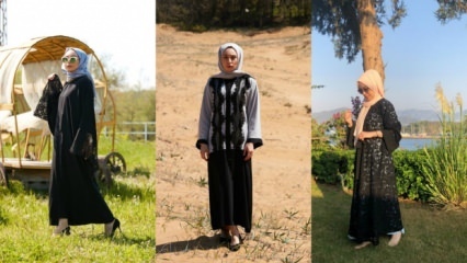 Modelos de tendência Abaya de outono