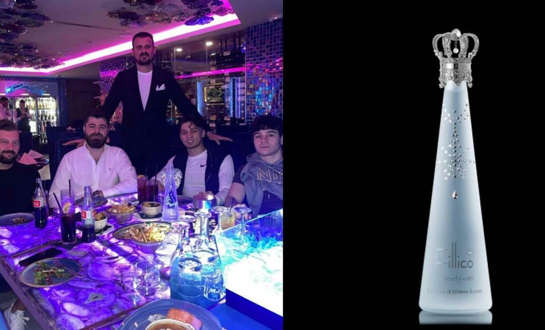 Rapper Chacal deu 66 mil liras para uma garrafa de água! As redes sociais aumentaram