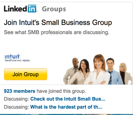 grupo do LinkedIn corporativo intuit