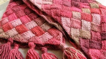 O estilo mais fácil de tricô: confecção de malhas em losango