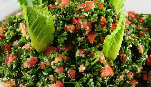 Receita de salada libanesa
