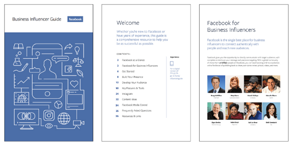 O novo Business Influencer Guide do Facebook ajuda os líderes empresariais a começar, construir uma estratégia e conectar-se com seu público no Facebook.