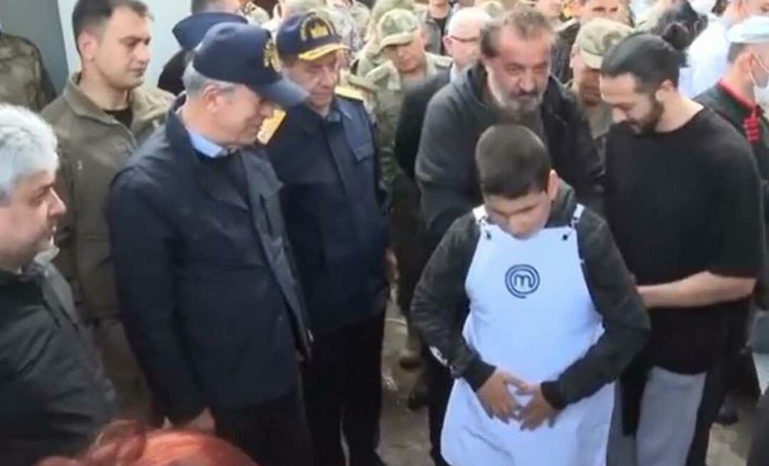 Mehmet Yalçınkaya conquistou os corações! MasterChef vestiu a vítima do terremoto com deficiência visual no avental