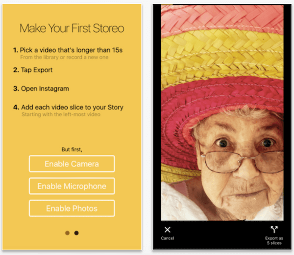 Converta seus vídeos em histórias perfeitas do Instagram com Storeo.