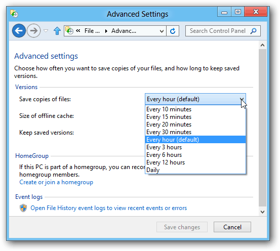 configurações avançadas