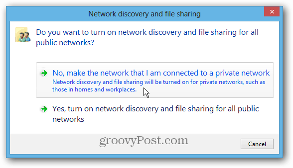Descoberta de rede e compartilhamento de arquivos