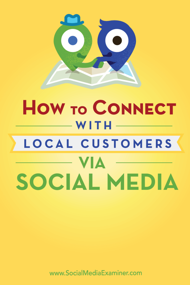 Como se conectar com clientes locais via mídia social: examinador de mídia social