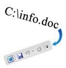 Como mostrar o local de um arquivo na barra de ferramentas de acesso rápido do Office 2010