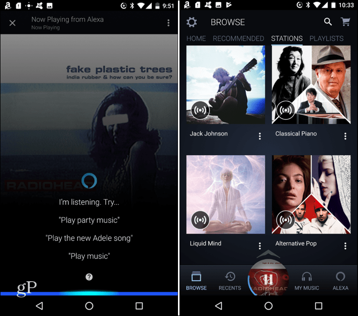 Alexa Música App Android