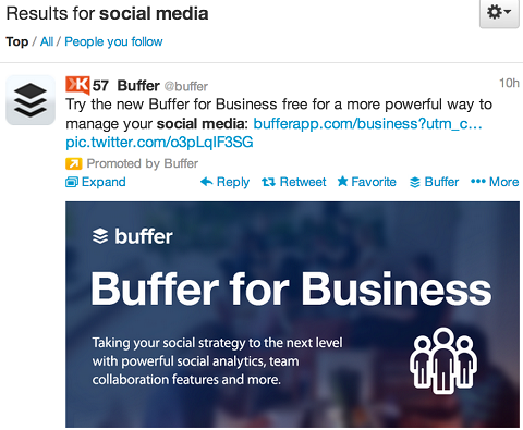 tweet-promovido do buffer