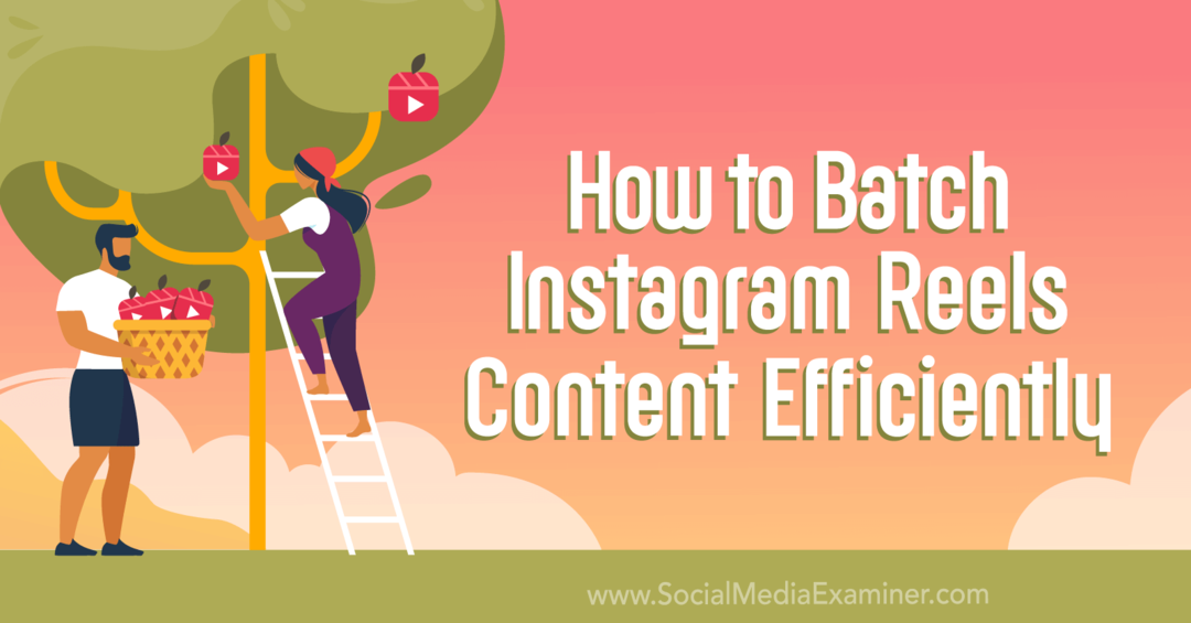 Como agrupar o conteúdo do Instagram Reels de forma eficiente pelo Social Media Examiner