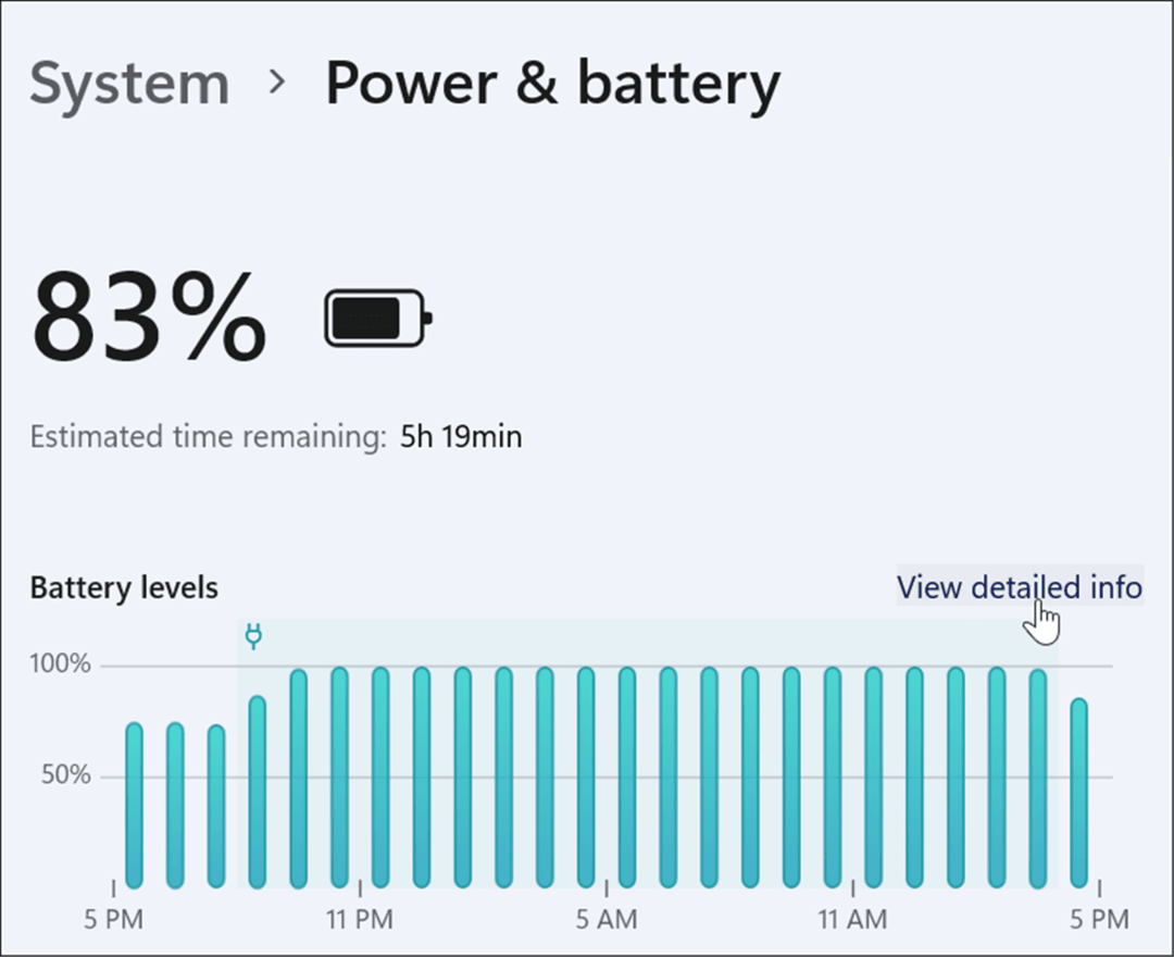 Como verificar o tempo restante da bateria no Windows 11