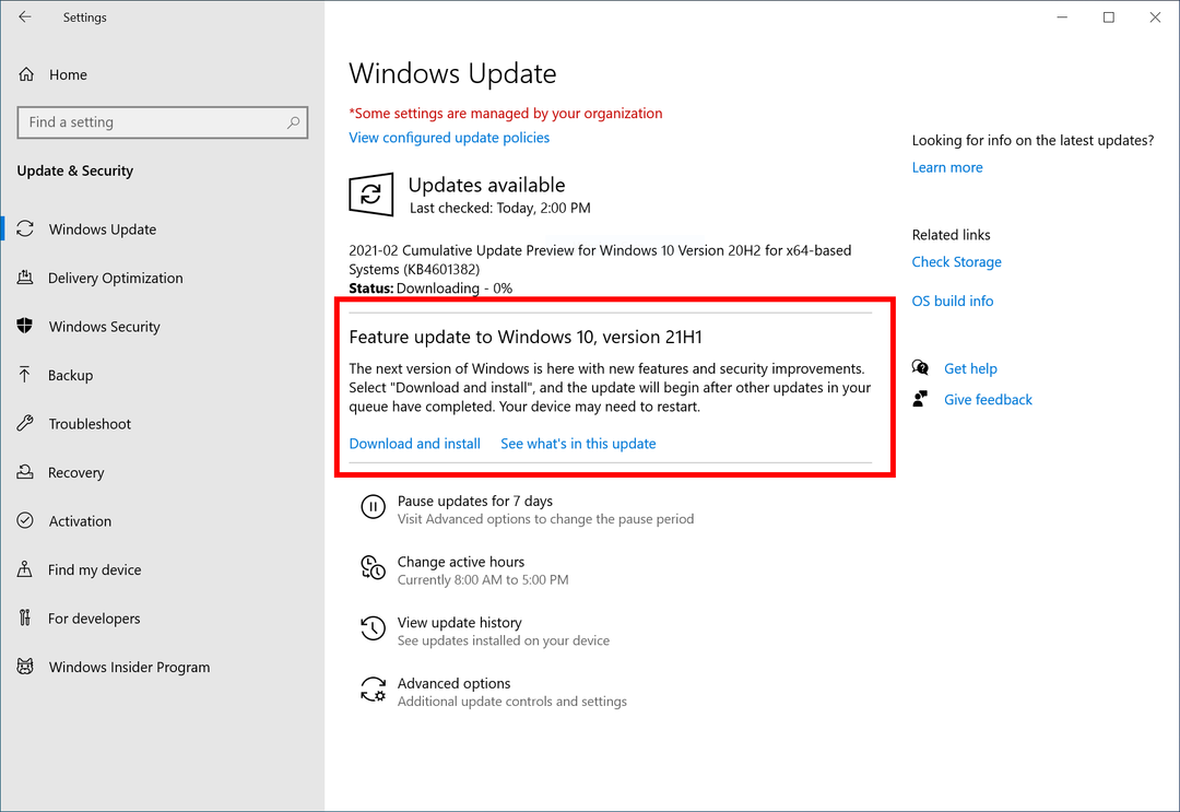 A Microsoft anuncia formalmente o Windows 10 21H1