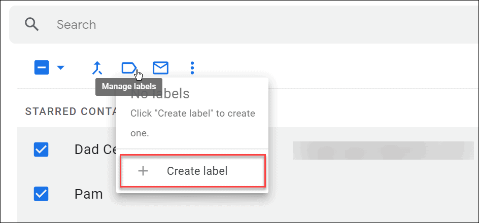  label criar uma lista de e-mail de grupo no gmail