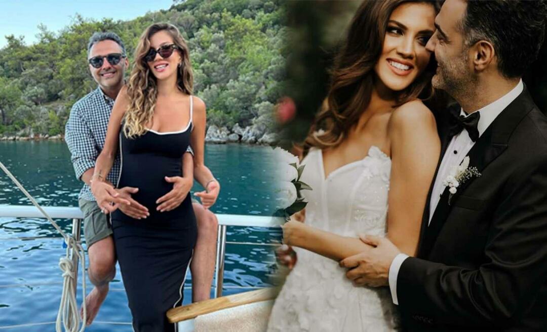 Pose de gravidez de Arda Turkmen e sua esposa Melodi Erbilliler!