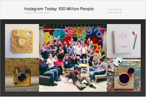 Instagram 100 milhões