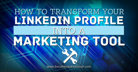 ferramenta de marketing de perfil do LinkedIn