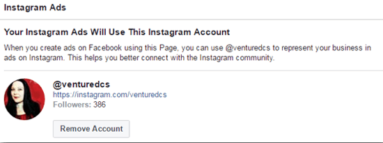 conectar conta do instagram ao facebook
