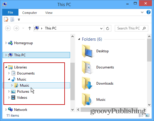 Dica do Windows 8.1: Traga de volta as bibliotecas no File Explorer