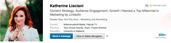 exemplo de foto de perfil do LinkedIn