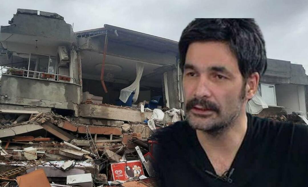 Uğur Işılak relatou da zona do terremoto! "A situação é muito pior do que vemos na tela"