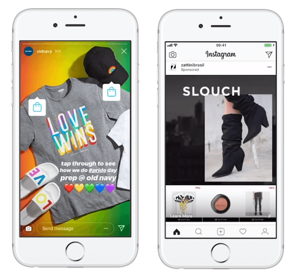 O Facebook expande os esforços para alcançar os compradores de forma integrada no Instagram com tags de compras e seus formatos de anúncios de coleção.
