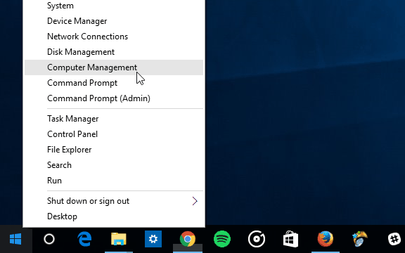 2 acesso rápido Windows 10 Computer Management